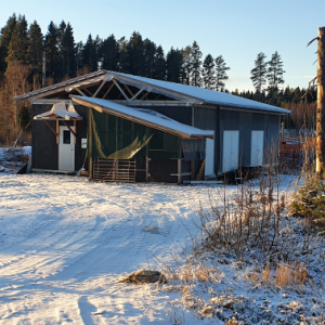 Flyttbart gårdsslakteri exteriör