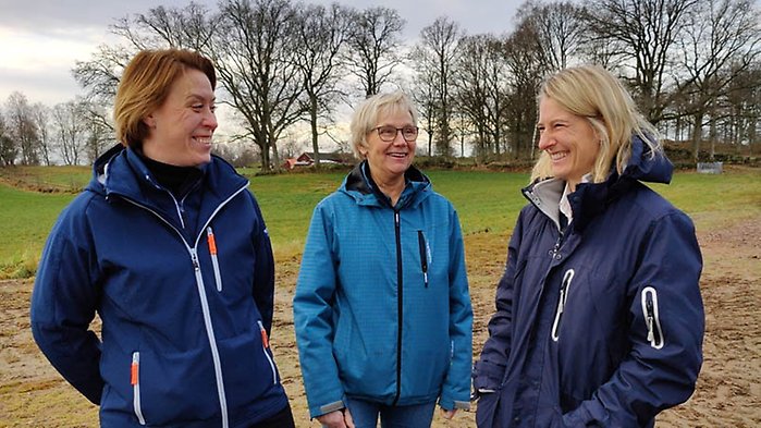 Agneta Larsson, Eva Sundberg, Pernilla Fischerström. 